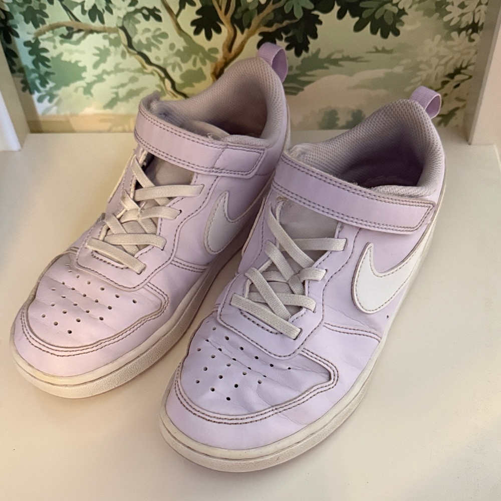 Nike Kids Lavender Sneakers with White Accents